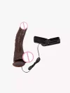 Black Huge Dildo Vibrator