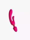 Female Stimulator Vaginal Vibrator Rechargeable 3 in 1 Clitoris Anal Stimulation Dildo