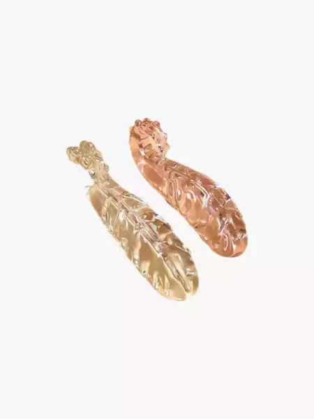 pink glass anal dildo